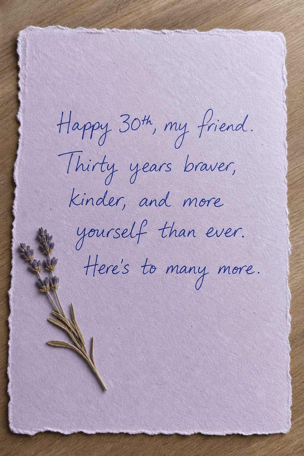 Handwritten Letter Keepsake — sample 2