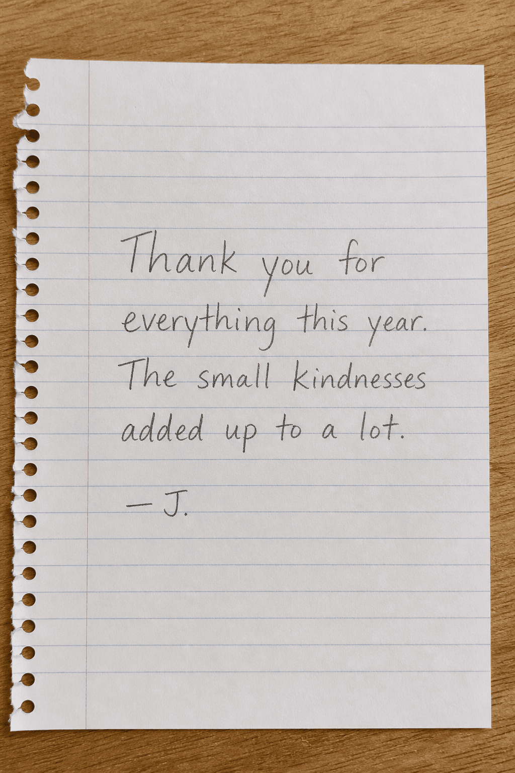 Handwritten Letter Keepsake — sample 3