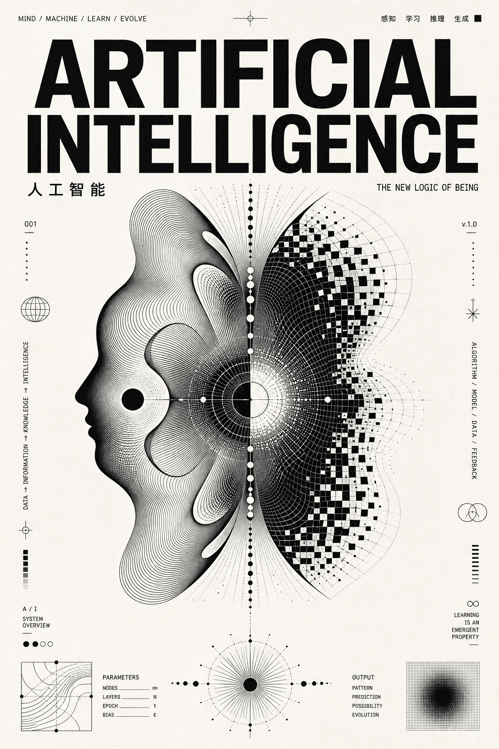Monochrome Concept Poster — sample 2