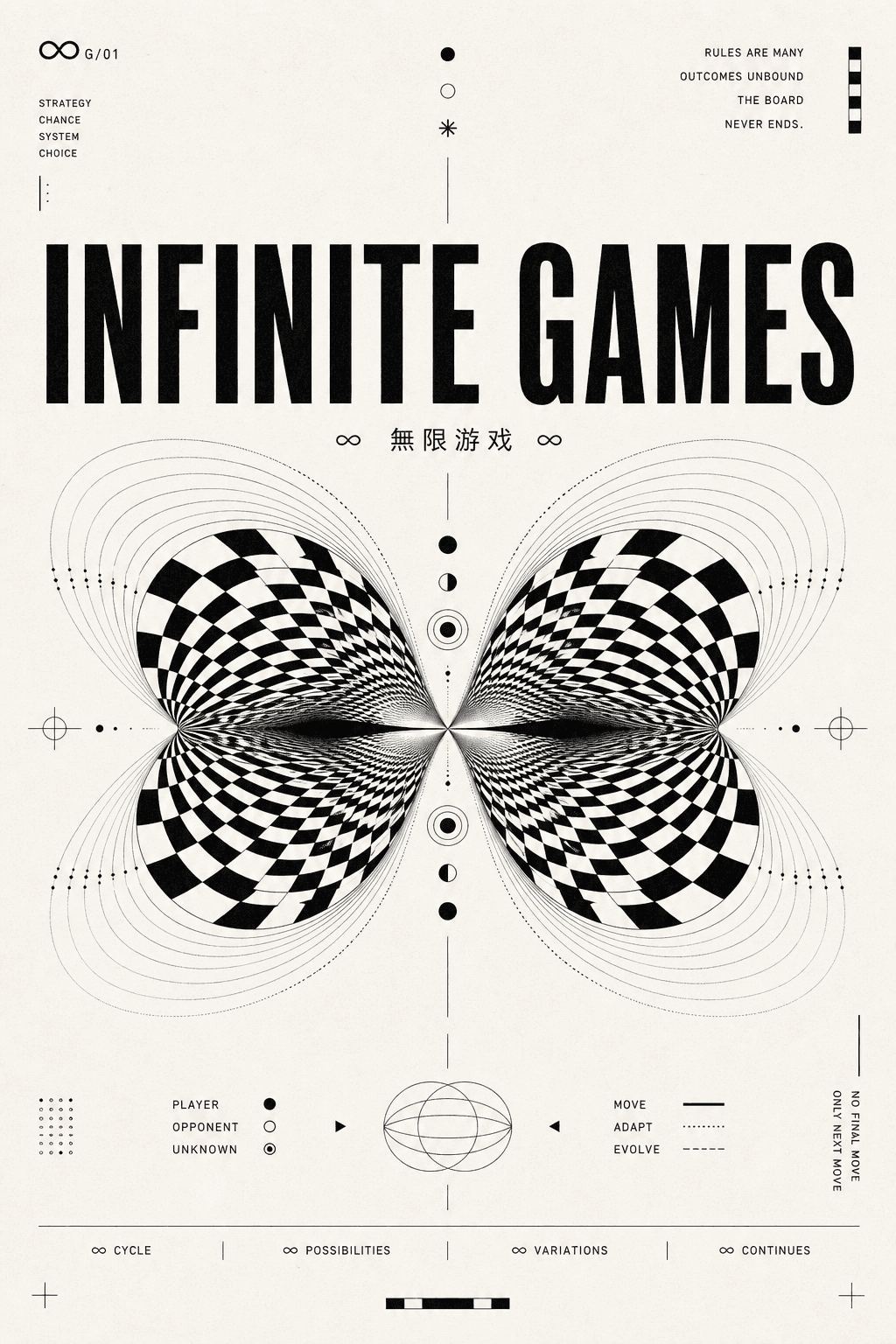 Monochrome Concept Poster — sample 3