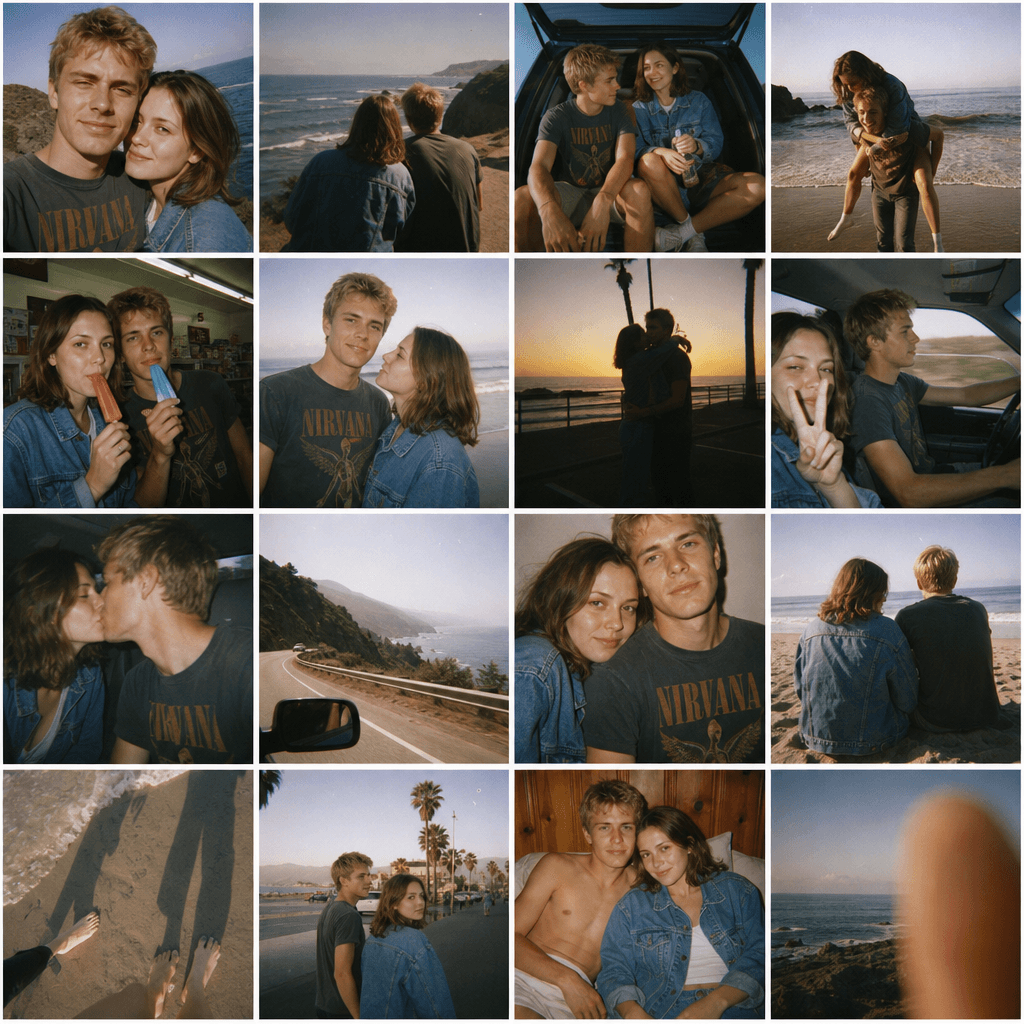 Nostalgic Photo Grid — sample 1
