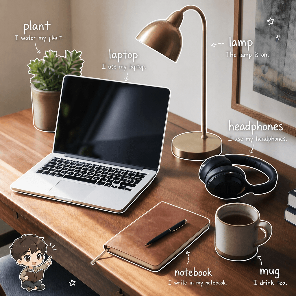 Photo Vocabulary Scrapbook — sample 2