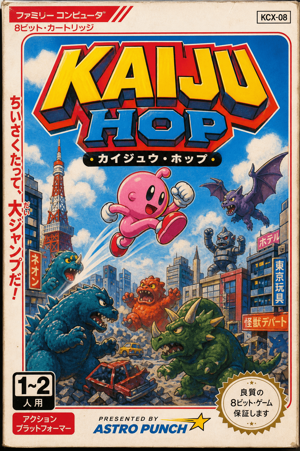 Retro Pixel Game Cover — sample 2