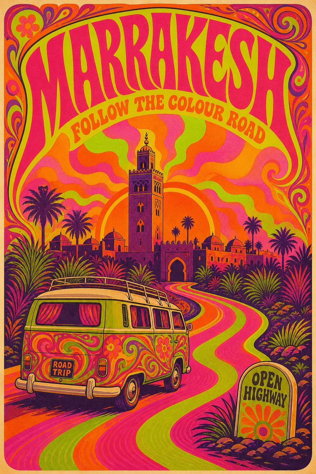 Vintage Travel Poster — sample 3